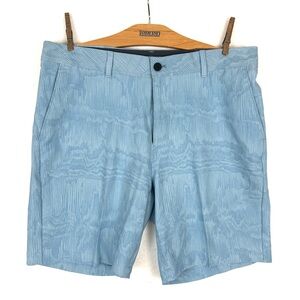 VRST Desert Lines Golf Shorts Mens Size 36" Waist 9" Inseam Blue NWT